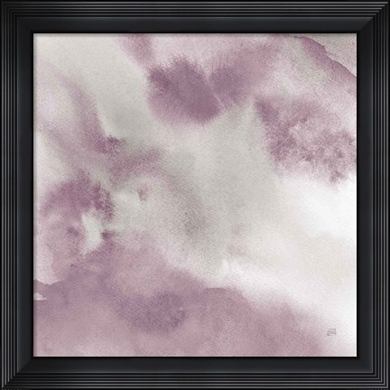 Framed Mauve Indigo Flow II Print
