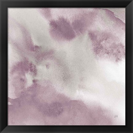 Framed Mauve Indigo Flow II Print