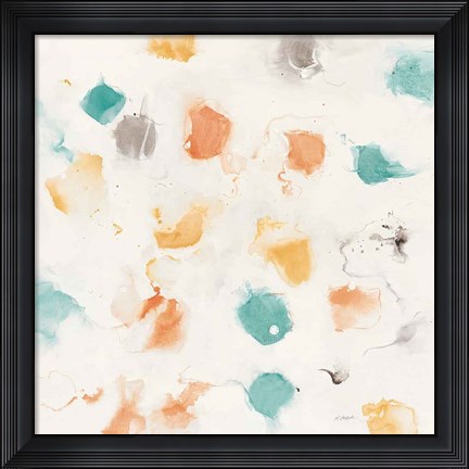 Framed Sunflower Nougat I Print