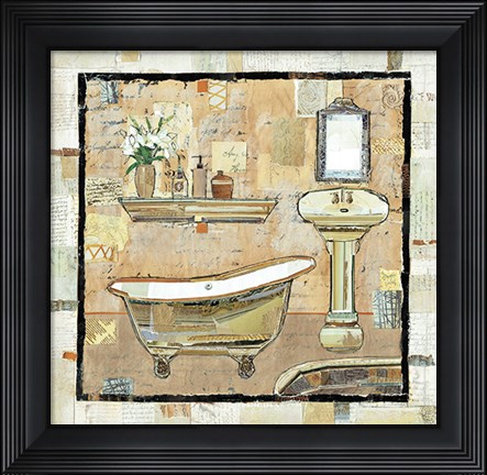 Framed Bath Scene II Print