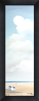 Framed Beach Huts II Print