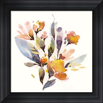 Framed Floral I Print