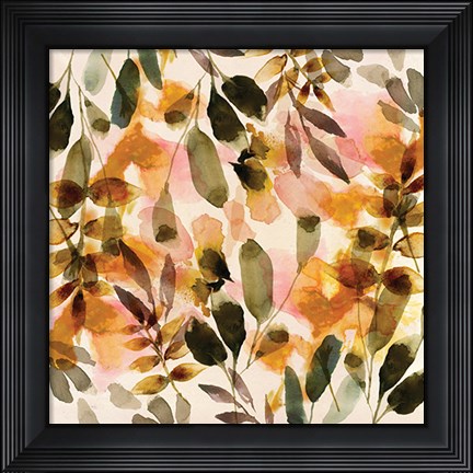 Framed Blush Floral Print