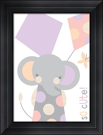Framed So Cute Print