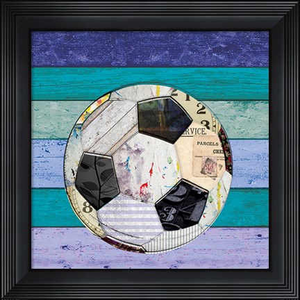 Framed Soccer Print