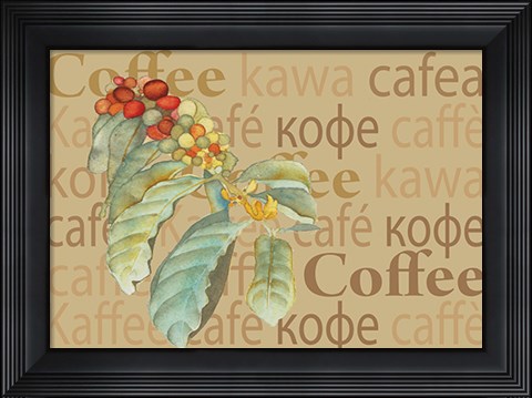 Framed Coffee Print