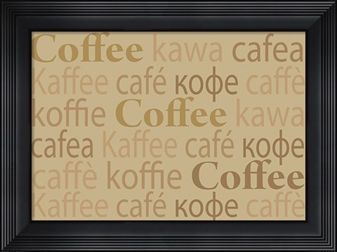 Framed Coffee II Print