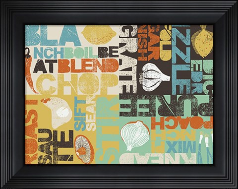 Framed Chopping Board Print