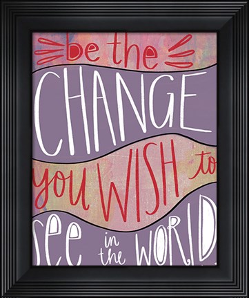 Framed Change II Print