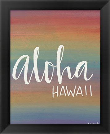 Framed Aloha Print