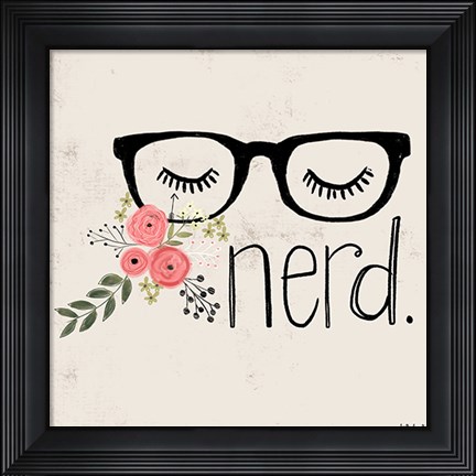 Framed Nerd Print