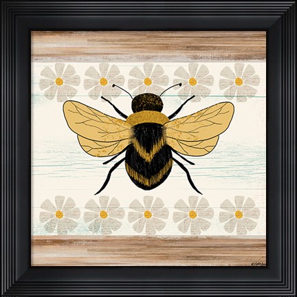 Framed Farmhouse Bee Print