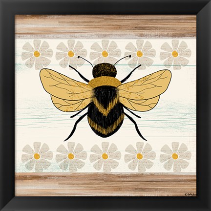 Framed Farmhouse Bee Print