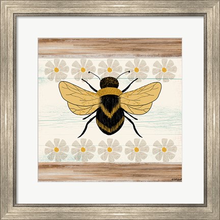 Framed Farmhouse Bee Print