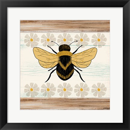 Framed Farmhouse Bee Print