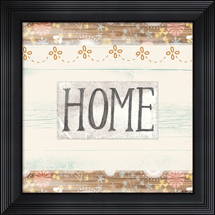 Framed Farmhouse Home Print