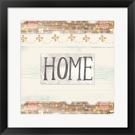Framed Farmhouse Home Print