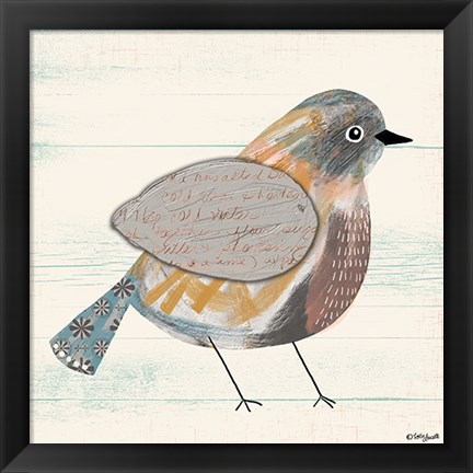 Framed Painterly Bird Print