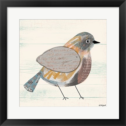 Framed Painterly Bird Print