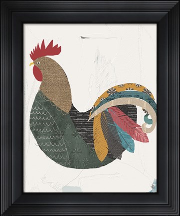 Framed Rooster Print