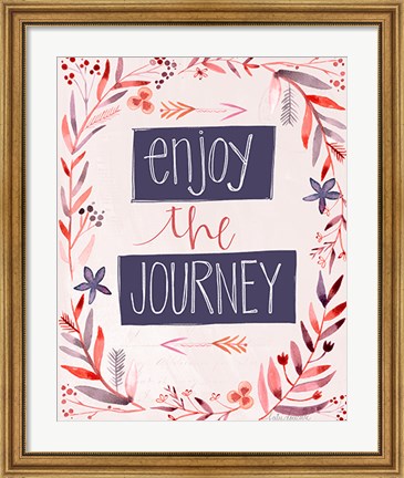 Framed Enjoy the Journey Print