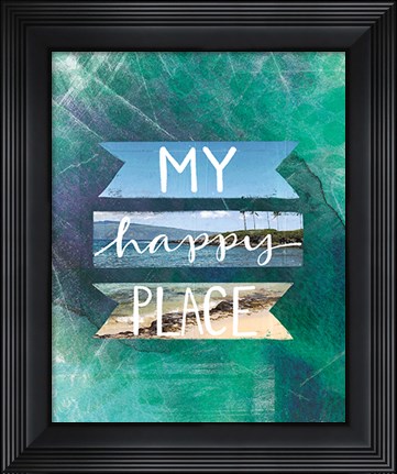 Framed My Happy Place II Print