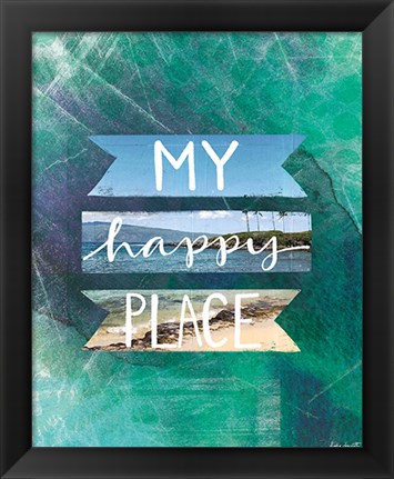 Framed My Happy Place II Print