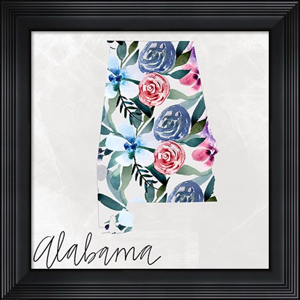 Framed Alabama Print
