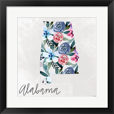 Framed Alabama Print