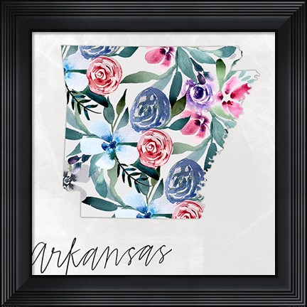 Framed Arkansas Print