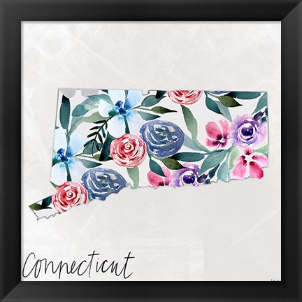 Framed Connecticut Print