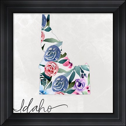 Framed Idaho Print