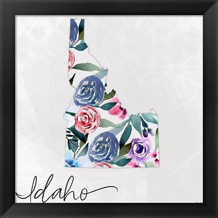 Framed Idaho Print