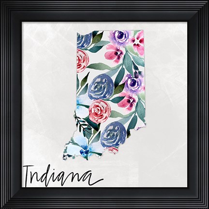 Framed Indiana Print
