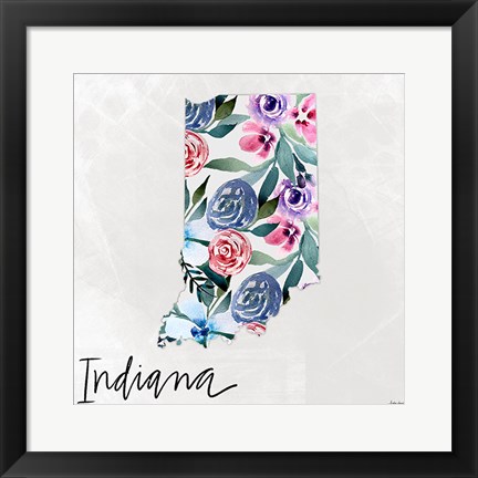 Framed Indiana Print