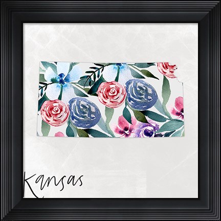 Framed Kansas Print