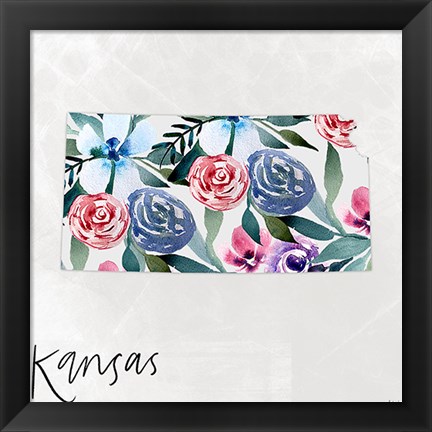Framed Kansas Print