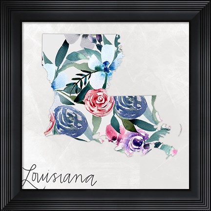 Framed Louisiana Print