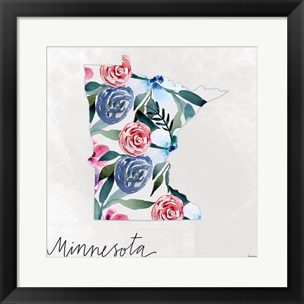 Framed Minnesota Print