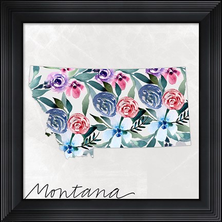 Framed Montana Print
