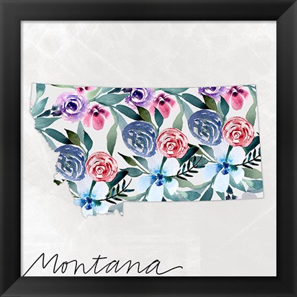 Framed Montana Print
