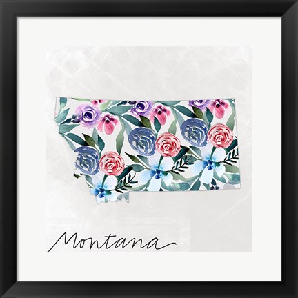 Framed Montana Print