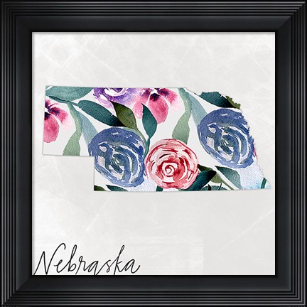 Framed Nebraska Print