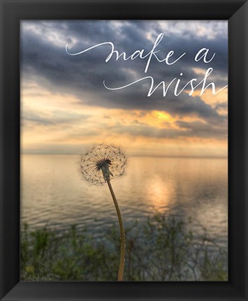 Framed Make a Wish Print