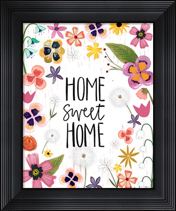 Framed Home Sweet Home Print