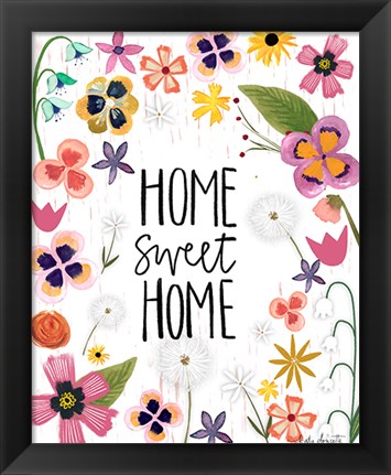 Framed Home Sweet Home Print