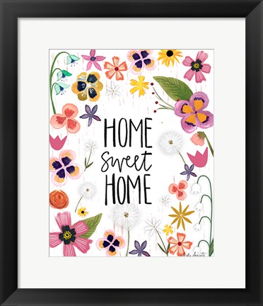 Framed Home Sweet Home Print