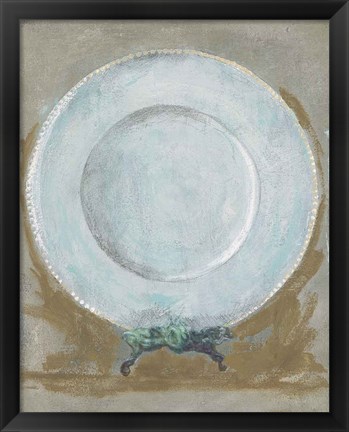 Framed Dinner Plate II Print