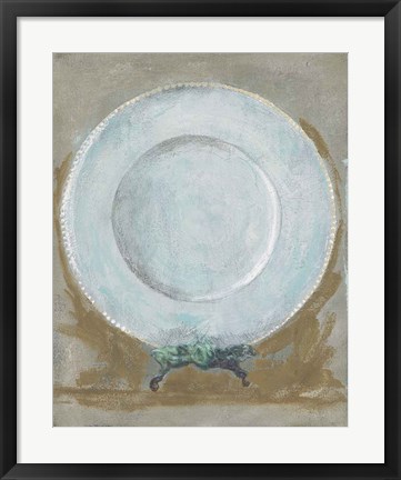 Framed Dinner Plate II Print