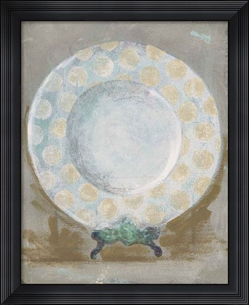Framed Dinner Plate III Print